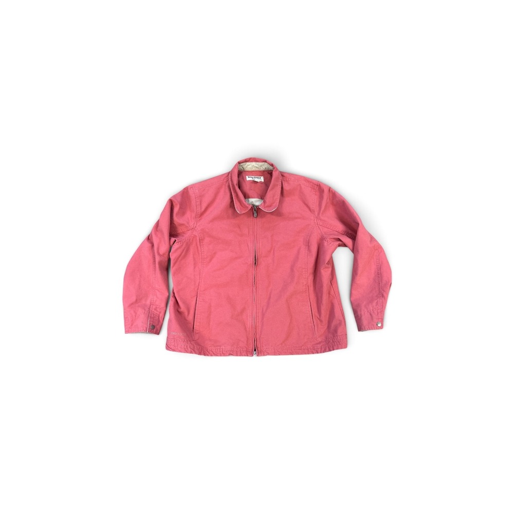 Dri Duck for Her Laurel 9042 Pink Cotton Canvas Zip Up Jacket Womens XXL